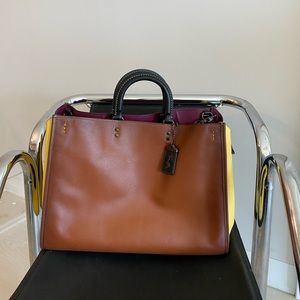 Coach Rogue 39 very rare color block 1941 saddle brown